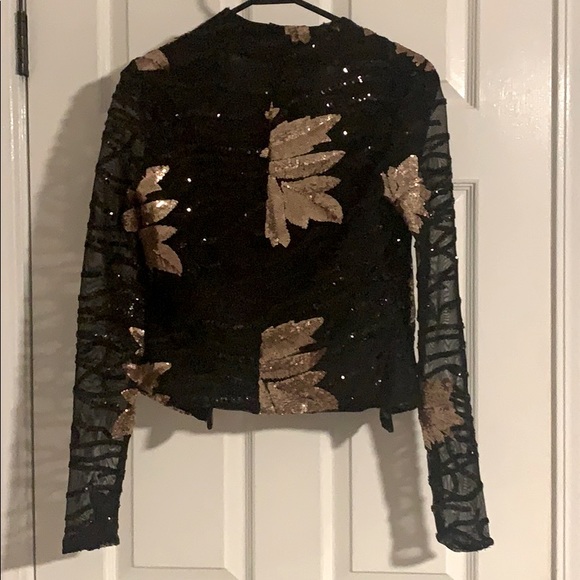 Brand new matching jacket & shorts black & copper